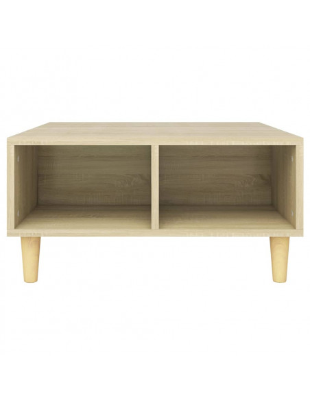 Tavolino da Salotto Rovere Sonoma 60x60x30 cm Legno Multistrato