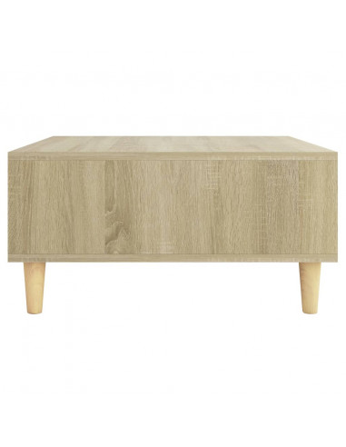 Tavolino da Salotto Rovere Sonoma 60x60x30 cm Legno Multistrato