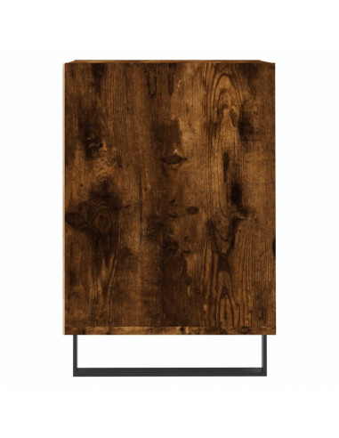 Mobile TV Rovere Fumo 100x35x55 cm in Legno Multistrato