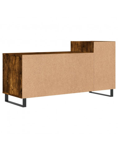 Mobile TV Rovere Fumo 100x35x55 cm in Legno Multistrato