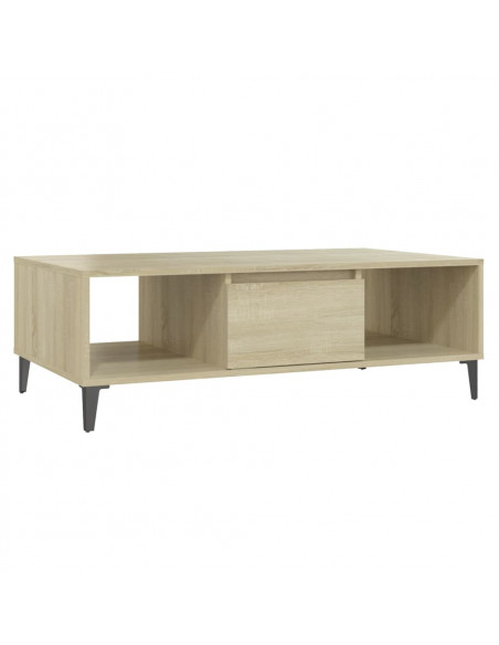 Tavolino Salotto Rovere Sonoma 103,5x60x35 cm Legno Multistrato