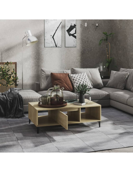 Tavolino Salotto Rovere Sonoma 103,5x60x35 cm Legno Multistrato