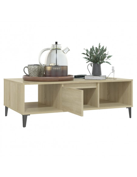 Tavolino Salotto Rovere Sonoma 103,5x60x35 cm Legno Multistrato