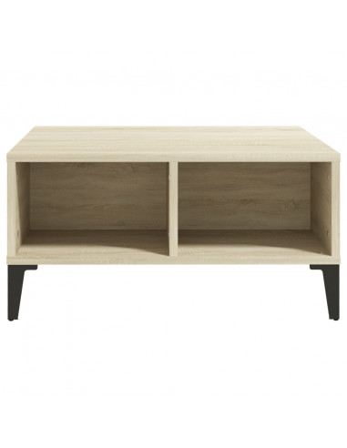 Tavolino da Salotto Rovere Sonoma 60x60x30 cm Legno Multistrato