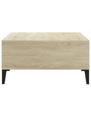 Tavolino da Salotto Rovere Sonoma 60x60x30 cm Legno Multistrato