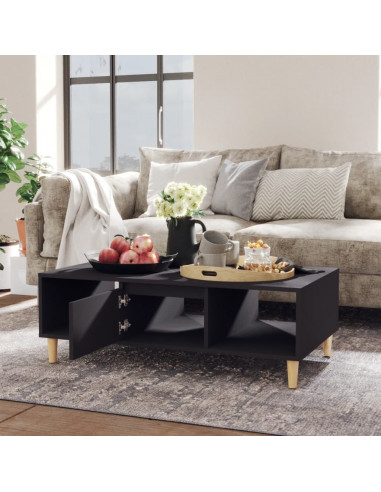 Tavolino da Salotto Grigio 103,5x60x35 cm in Legno Multistrato