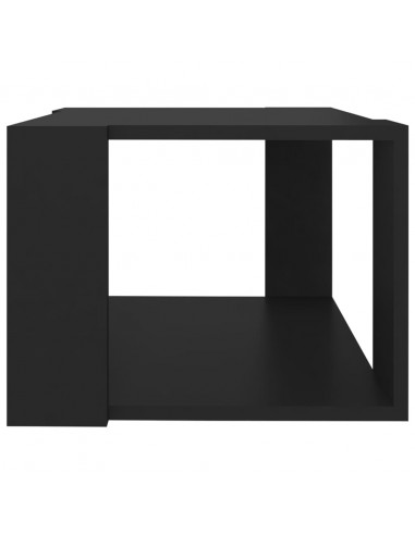 Tavolino da Salotto Nero 40x40x30 cm in Legno Multistrato