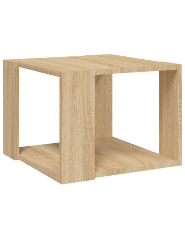 Tavolino da Salotto Rovere Sonoma 40x40x43 cm Legno Multistrato