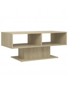 Tavolino Salotto Rovere Sonoma 103,5x50x44,5 Legno Multistrato 2