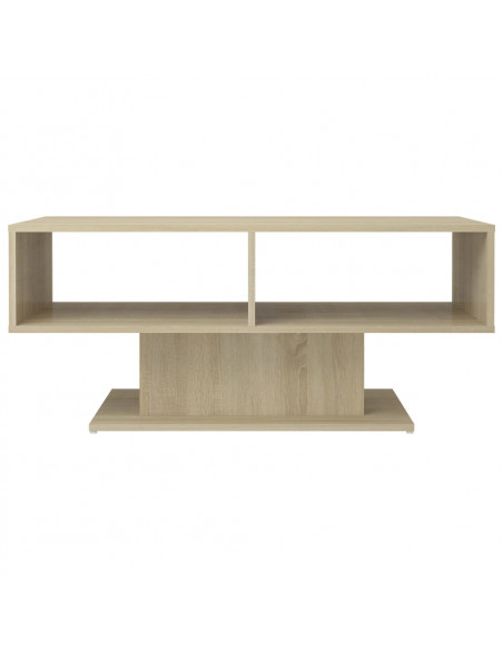 Tavolino Salotto Rovere Sonoma 103,5x50x44,5 Legno Multistrato