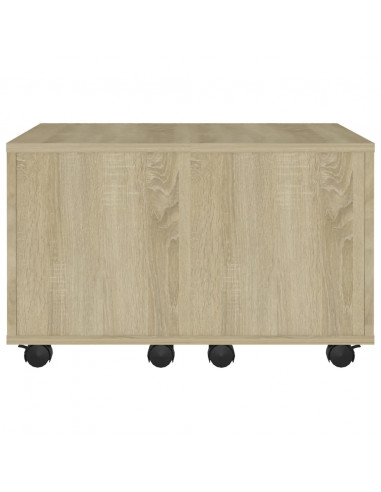 Tavolino da Salotto Rovere Sonoma 60x60x38 cm Legno Multistrato