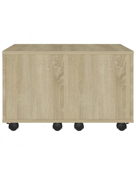Tavolino da Salotto Rovere Sonoma 60x60x38 cm Legno Multistrato