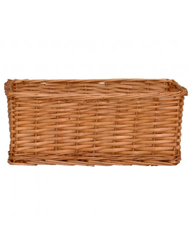 Set Cestini Impilabili 4 pz Marroni in Salice