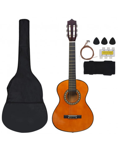 Set Chitarra Classica per Bambini e Principianti 8 pz 1/2 34"