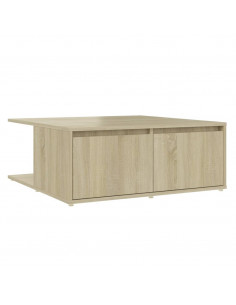 Tavolino da Salotto Rovere Sonoma 80x80x31 cm Legno Multistrato 2