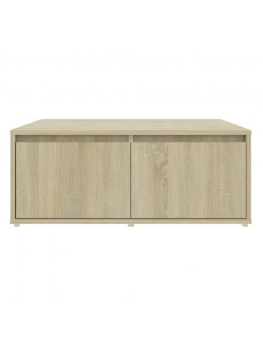 Tavolino da Salotto Rovere Sonoma 80x80x31 cm Legno Multistrato