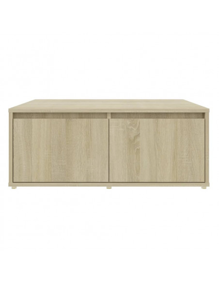 Tavolino da Salotto Rovere Sonoma 80x80x31 cm Legno Multistrato