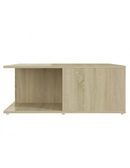 Tavolino da Salotto Rovere Sonoma 80x80x31 cm Legno Multistrato