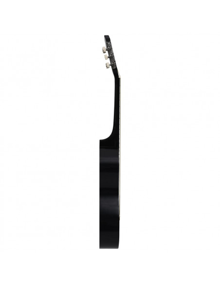 Set Chitarra Classica Western 12 pz con 6 Corde Nera 38"