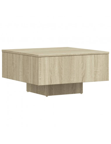 Tavolino Salotto Rovere Sonoma 60x60x31,5 cm Legno Multistrato