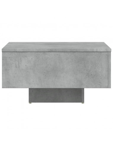 Tavolino da Salotto Grigio Cemento 60x60x31,5 Legno Multistrato