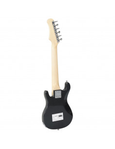 Chitarra Elettrica Bambini con Custodia Marrone Bianca 3/4 30" 2
