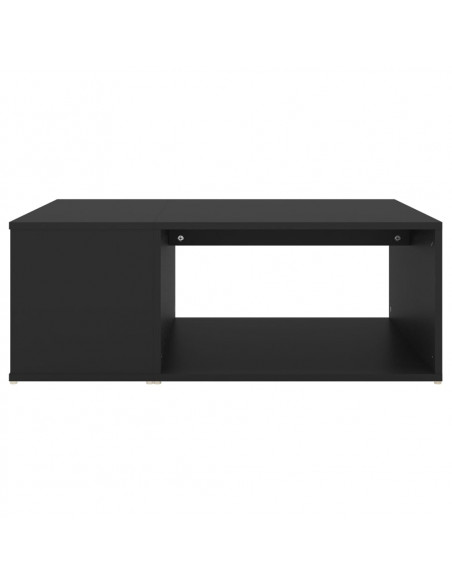 Tavolino da Salotto Nero 90x67x33 cm in Legno Multistrato