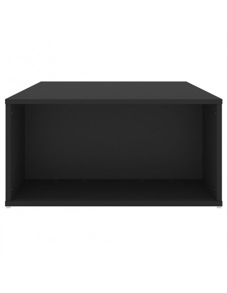 Tavolino da Salotto Nero 90x67x33 cm in Legno Multistrato