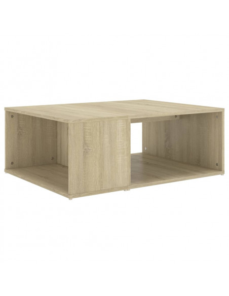 Tavolino da Salotto Rovere Sonoma 90x67x33 cm Legno Multistrato