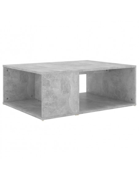 Tavolino da Salotto Grigio Cemento 90x67x33cm Legno Multistrato