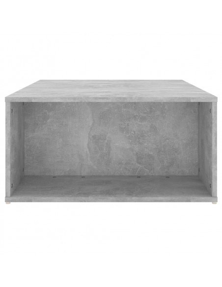 Tavolino da Salotto Grigio Cemento 90x67x33cm Legno Multistrato