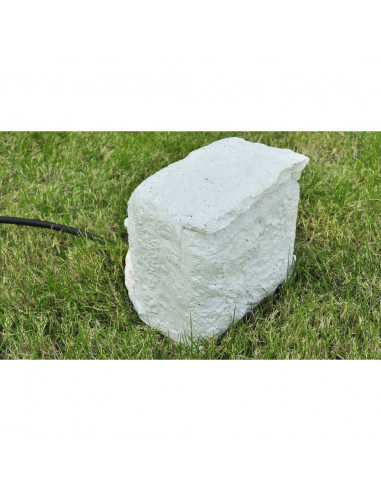 Presa Elettrica da Esterno 4 Spine Impermeabile Resina Bianca