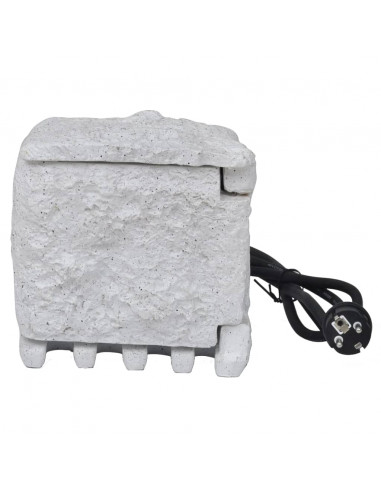 Presa Elettrica da Giardino in Pietra Falsa con Timer