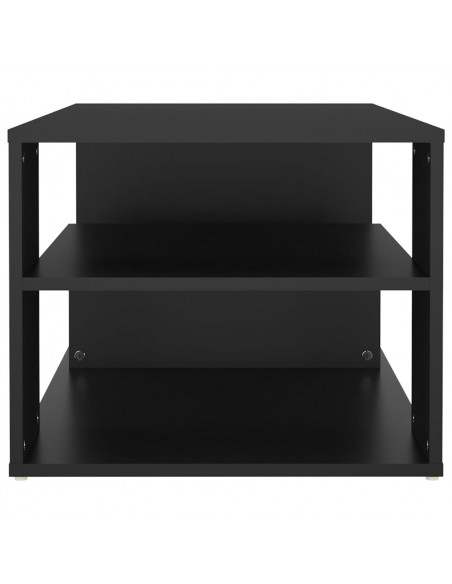 Tavolino da Salotto Nero 100x50x40 cm in Legno Multistrato