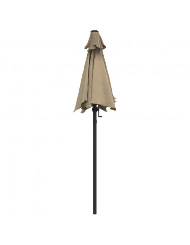 Ombrellone Grigio Talpa 200x224 cm in Alluminio