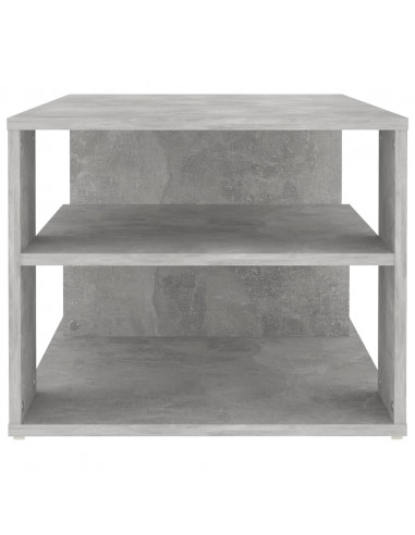 Tavolino Salotto Grigio Cemento 100x50x40 cm Legno Multistrato