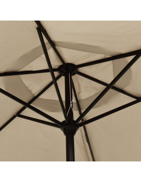 Ombrellone Grigio Talpa 200x224 cm in Alluminio