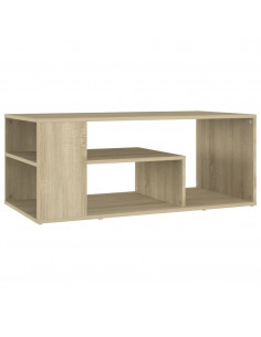 Tavolino da Salotto Rovere Sonoma 100x50x40cm Legno Multistrato 2