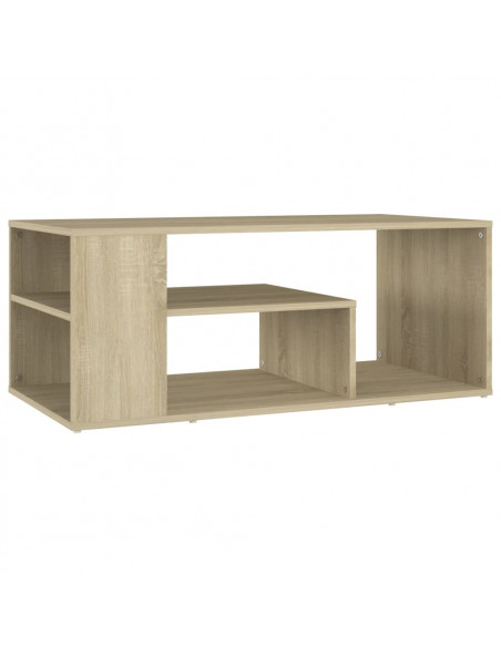 Tavolino da Salotto Rovere Sonoma 100x50x40cm Legno Multistrato