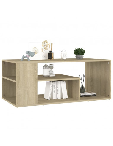 Tavolino da Salotto Rovere Sonoma 100x50x40cm Legno Multistrato