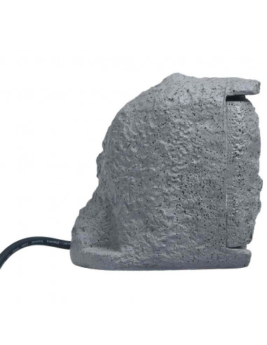 Presa da Esterno 4 Spine Resistente all'Acqua Poliresina Grigia