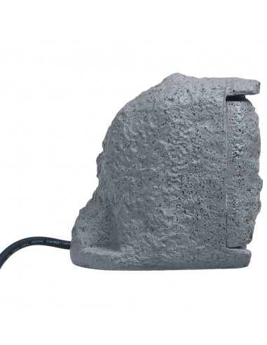 Presa da Esterno 2 Spine con Timer in Poliresina Grigia