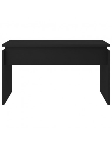Tavolino da Salotto Nero 68x50x38 cm Legno Multistrato