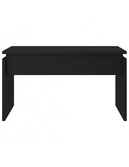Tavolino da Salotto Nero 68x50x38 cm Legno Multistrato
