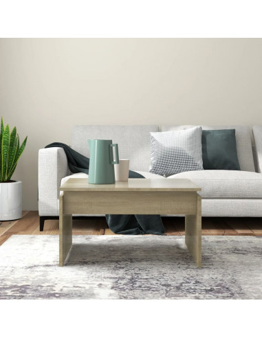 Tavolino da Salotto Rovere Sonoma 68x50x38 cm Legno Multistrato