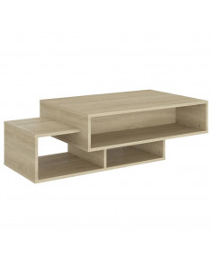 Tavolino da Salotto Rovere Sonoma 105x55x32 cm in Truciolato 2