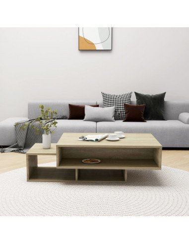 Tavolino da Salotto Rovere Sonoma 105x55x32 cm in Truciolato