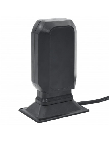 Presa da Esterno con Picchetto 2 Vie Nera e Verde 15,5x11x24cm