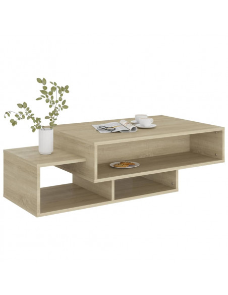 Tavolino da Salotto Rovere Sonoma 105x55x32 cm in Truciolato