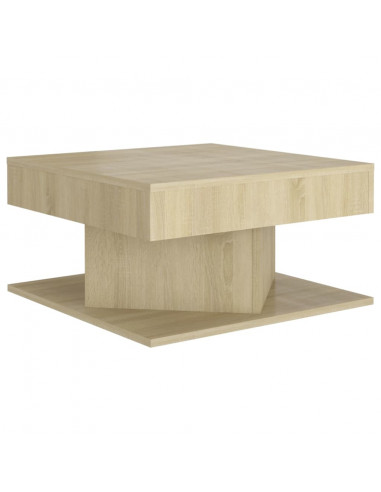 Tavolino da Salotto Rovere Sonoma 57x57x30 cm Legno Multistrato